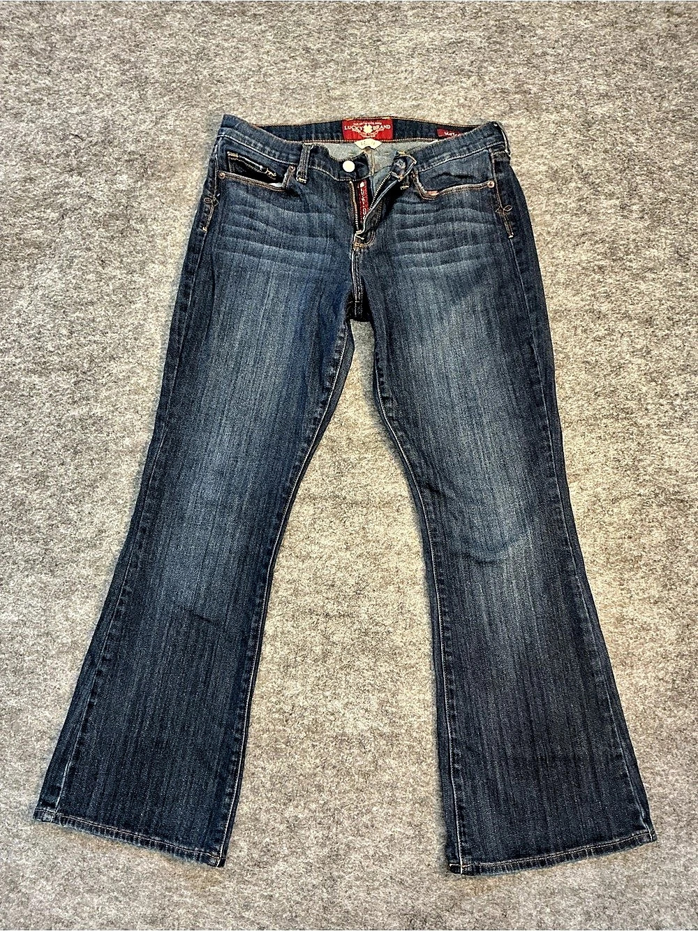 Lucky Brand Dark Wash Flare Jeans Size 12